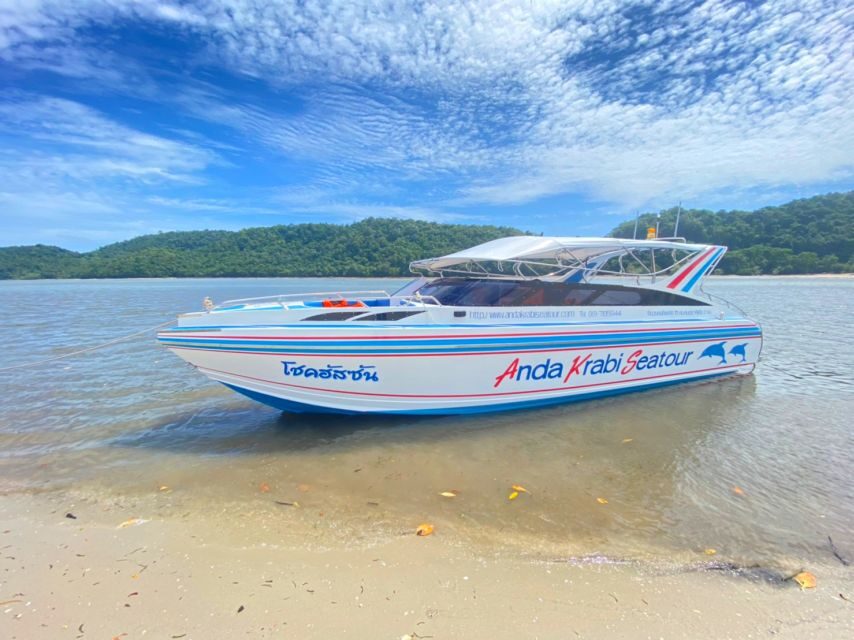 From Krabi: Phi Phi Island Full-Day Private Speed Boat Tour - Snorkel Gear, Life Jackets, and Safety on a Speed Boat Day