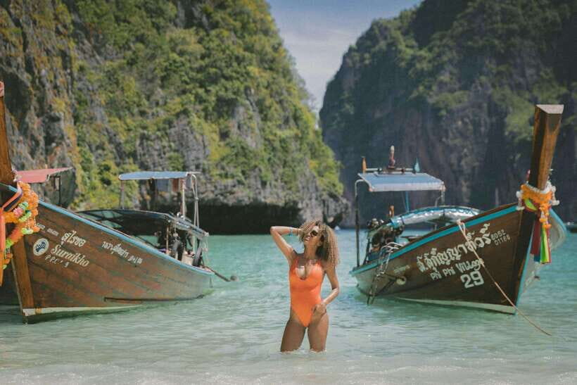 From Phi Phi: Full Day 7 Island Tour by Longtail with Sunset - Food, timing, and how to handle an 8-hour boat day