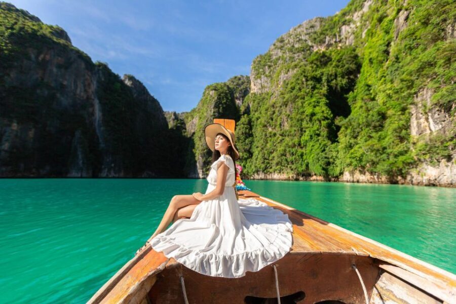 From Phi Phi: Half-Day Longtail Boat Tour with Snorkeling - Viking Cave Drawings: A Limestone Stop That Breaks Up the Swim Loop