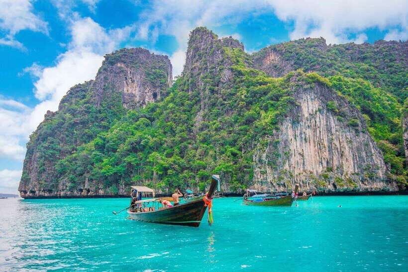 From Phi Phi islands: Phi Phi, Maya Area by longtail Boat - Key highlights worth your time